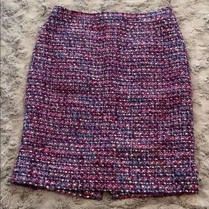J crew No. 2 pencil skirt - textured purple